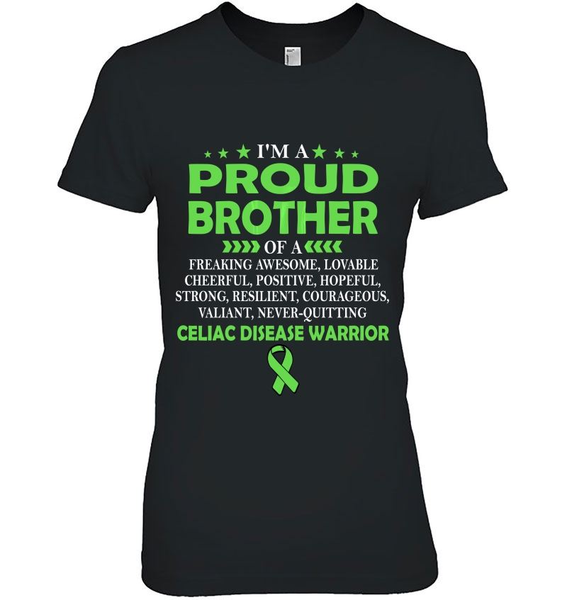 I'm Proud Brother Of Celiac Disease Warrior Hoodie