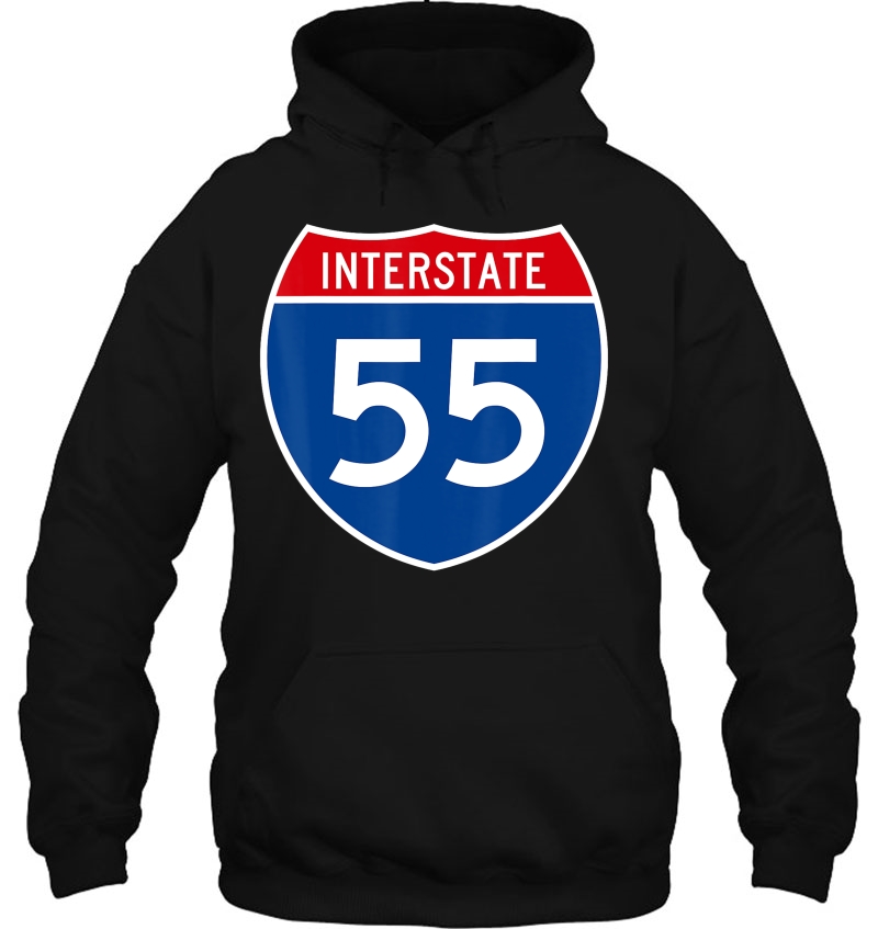 I-55 Interstate Highway Shield Sign Funny Mugs