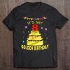 It's My 8 Golden Birthday Shirt 8 Years Old 8Th Gift Tee