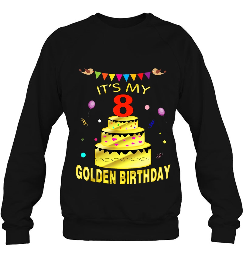 It's My 8 Golden Birthday Shirt 8 Years Old 8Th Gift Mugs