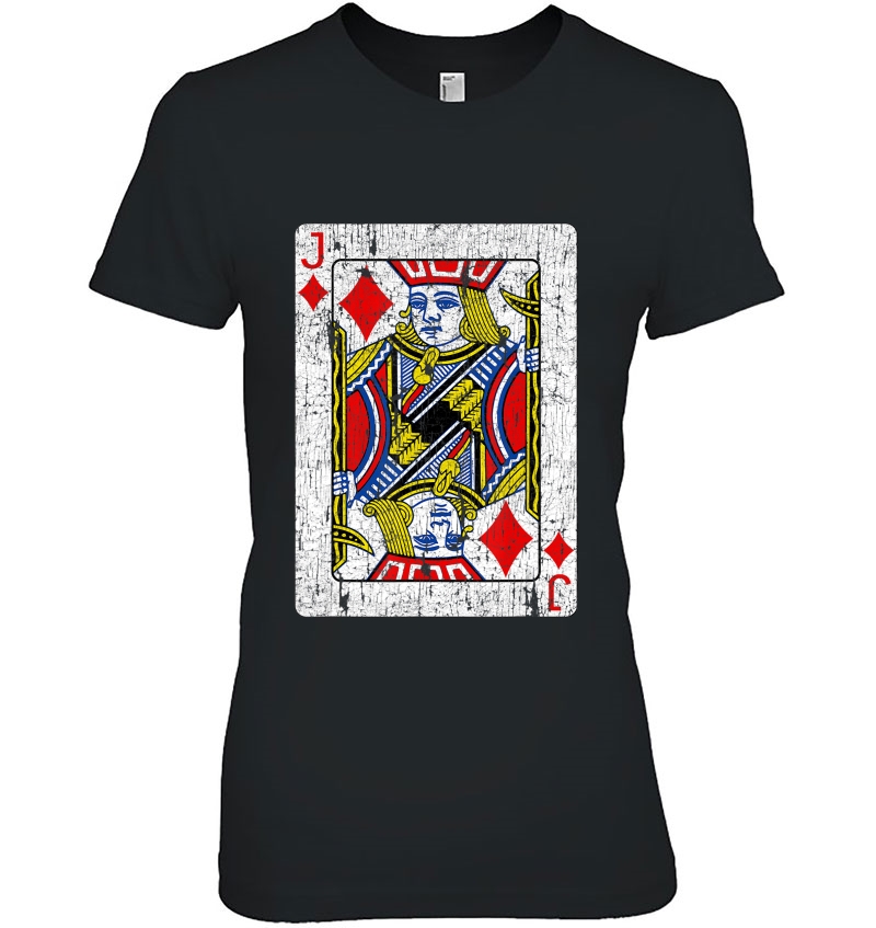 Jack Of Diamonds Playing Card Shirt Halloween Costume Hoodie