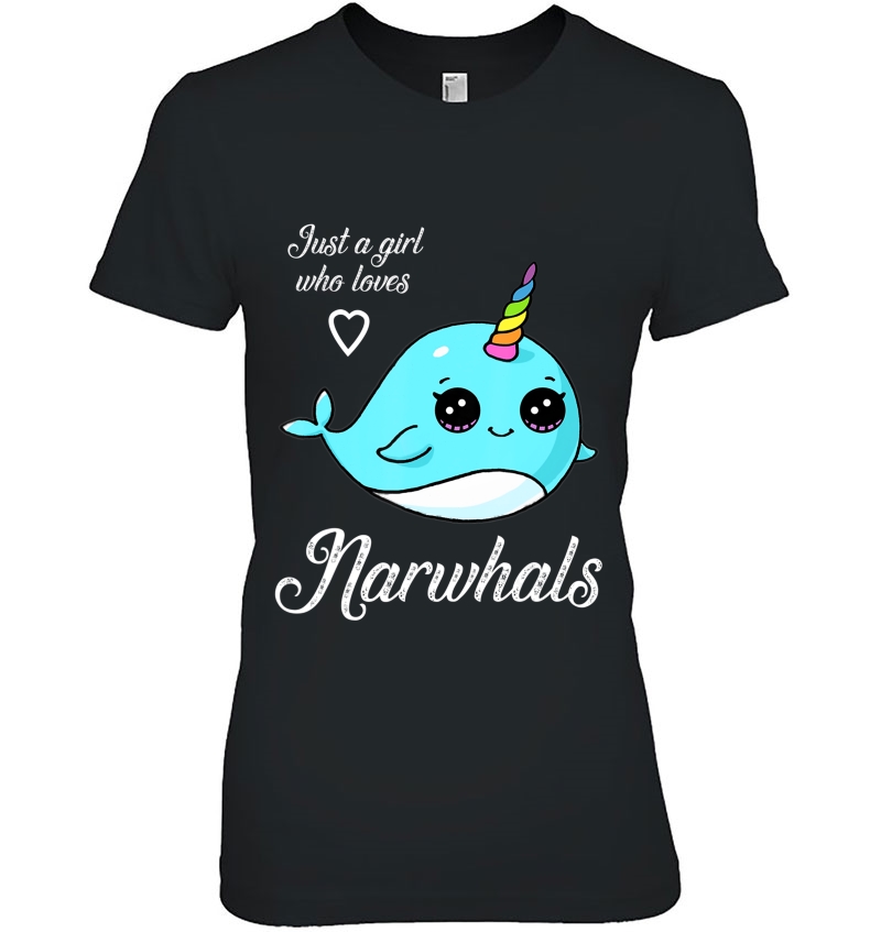 Just A Girl Who Loves Narwhals Hoodie