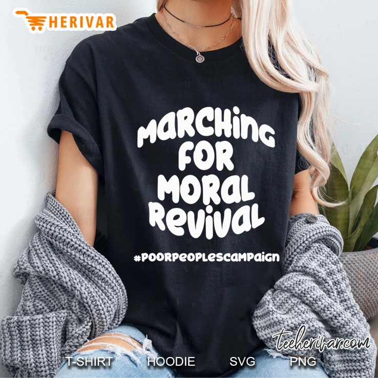 Marching For Moral Revival Poor Peoples Campaign Ladies Tee