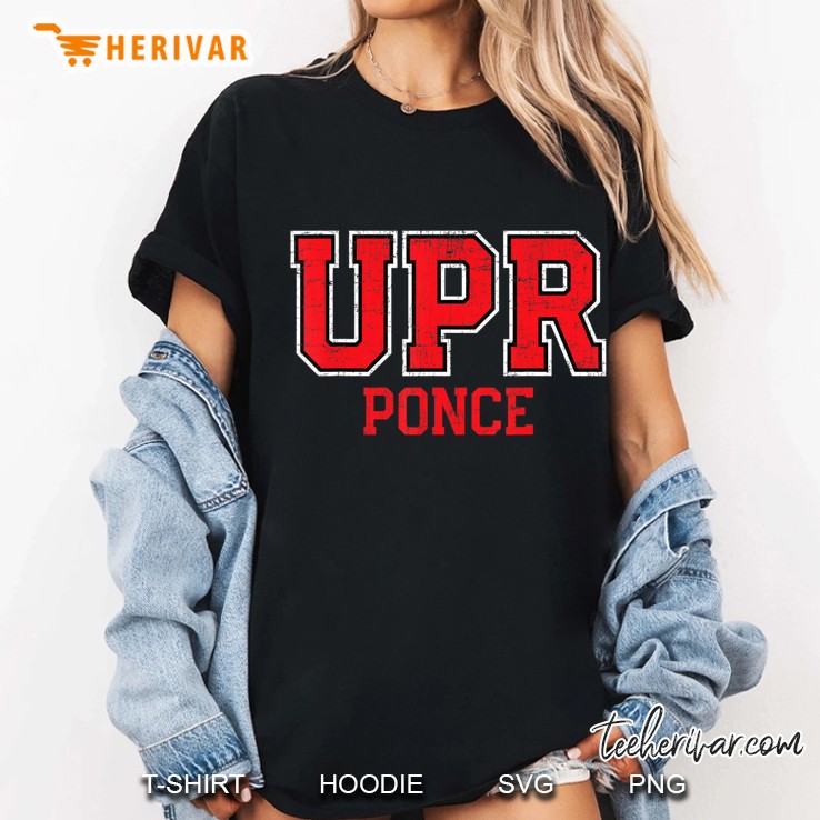 Universidad De Puerto Rico Ponce Upr Ladies Tee