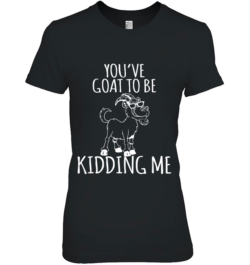 You'v Goat To Be Kidding Me Goat Lover Funny Gift Hoodie