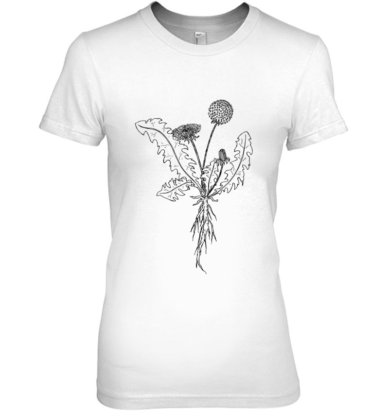 Dandelion Botanical Drawing Gardener Hoodie