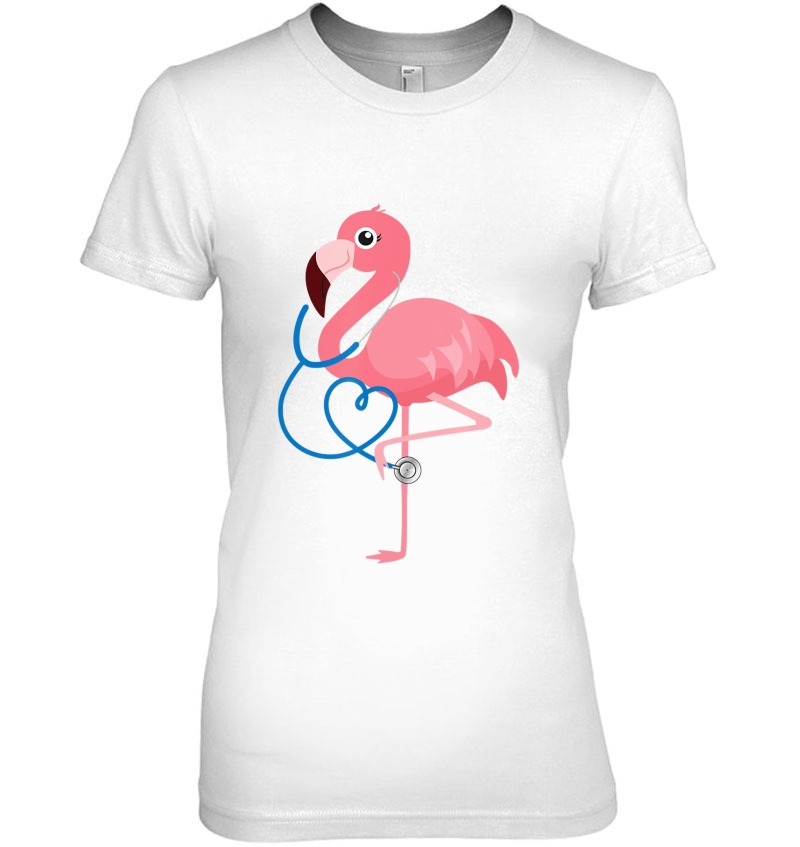 Medical Doctor Nurse Gift Tshirt Pediatrics Flamingo Hoodie