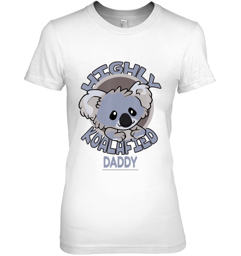 Mens Highly Koalafied Daddy Koala Bear Hoodie