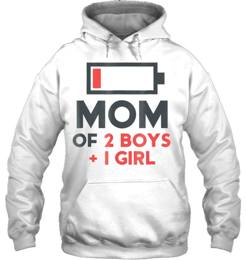 Mom Of 2 Boys 1 Girl Shirt Son Mothers Day Gift Birthday Mugs