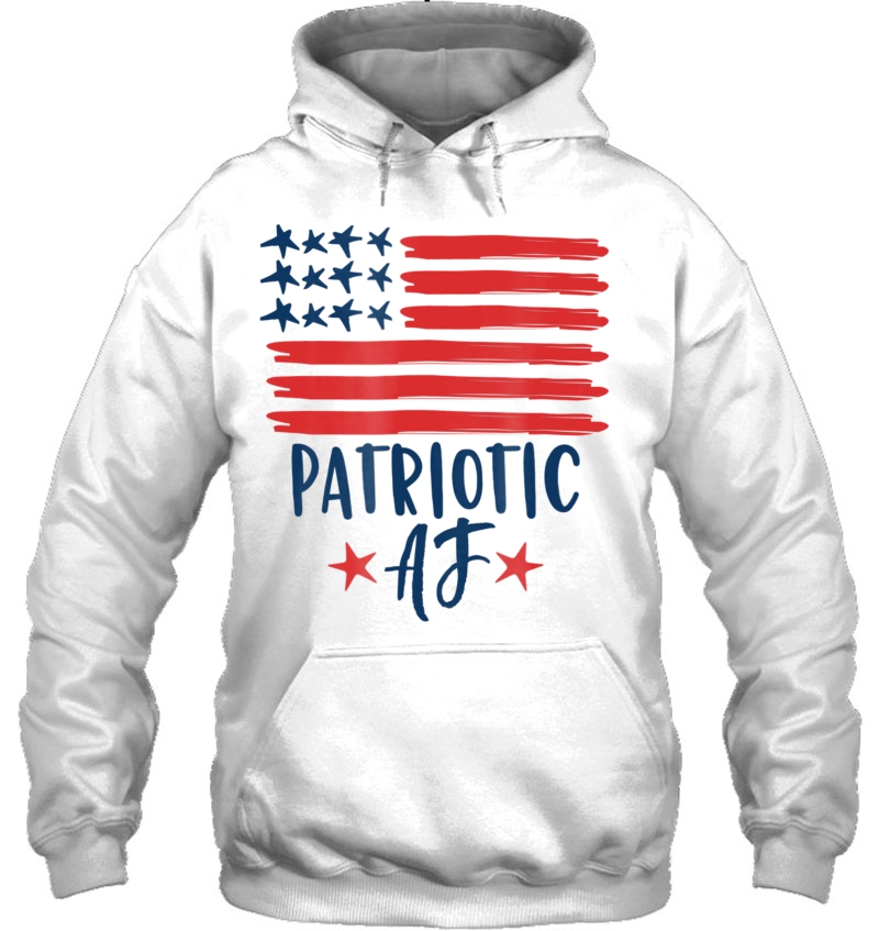 Patriotic Af American Flag Tee Shirt 4Th Of July Women Men Mugs