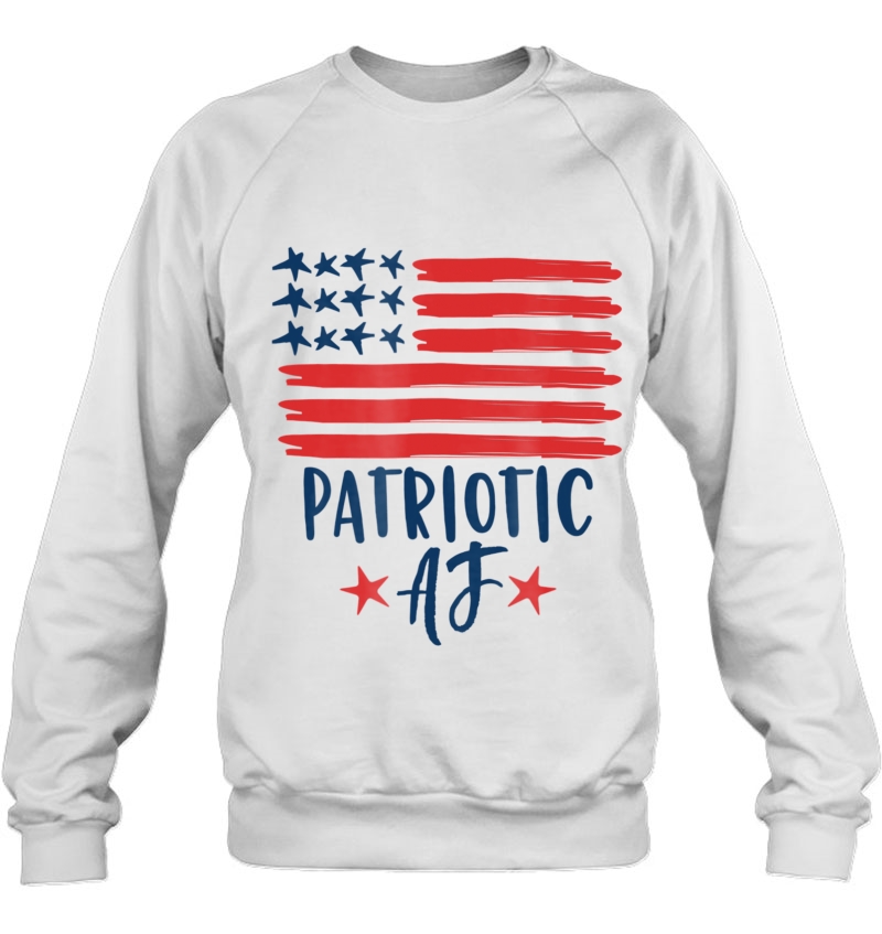 Patriotic Af American Flag Tee Shirt 4Th Of July Women Men Mugs