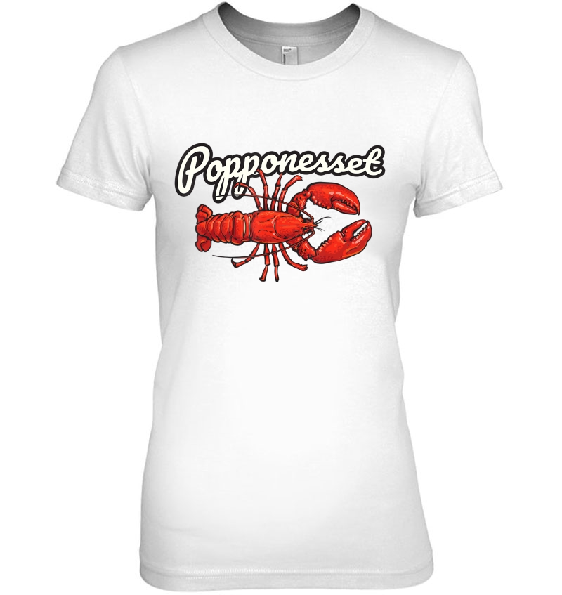 Popponesset Cape Cod Lobster Graphic Ladies Tee