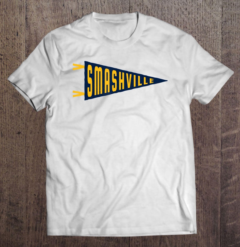 Smashville Pennant Flag Nashville Hockey Fan Shirt