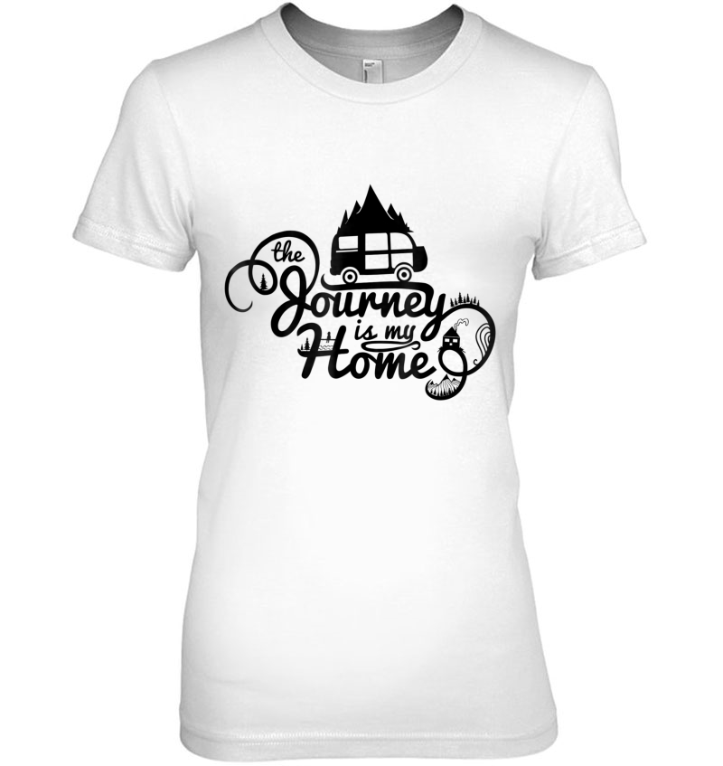 The Journey Is My Home Van Life & Gift Vintage Hoodie