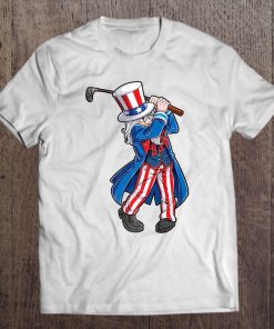 Uncle Sam Golfing Golf 4Th Of July Men Women Golfer Tee