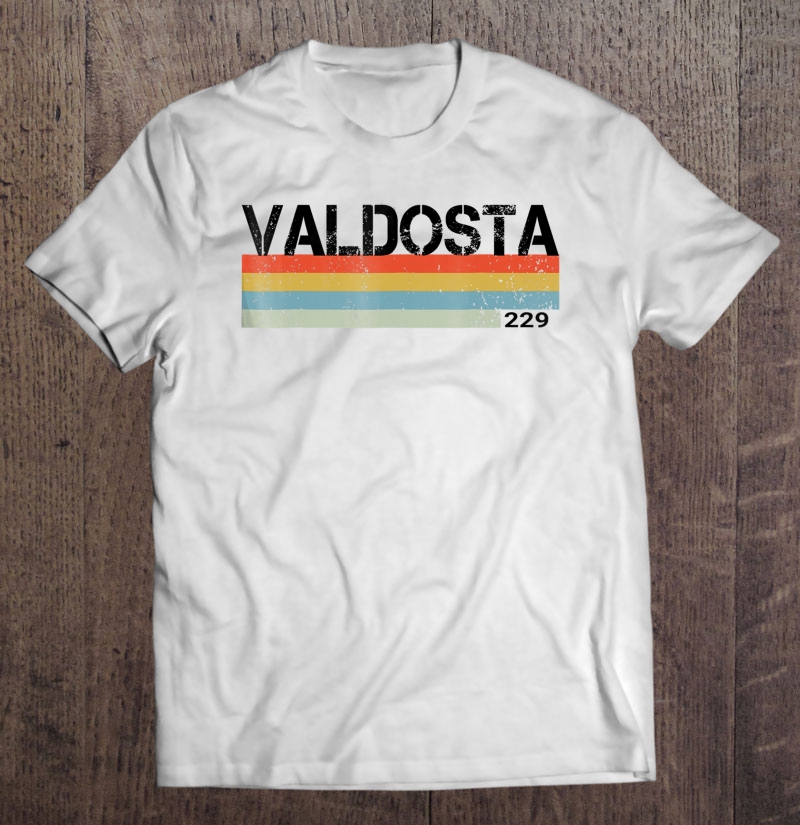 Valdosta, Georgia Area Code 229, Retro Style Shirt