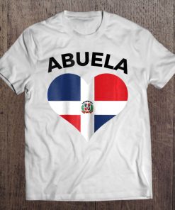 Womens Dominican Abuela Dr Flag Tee