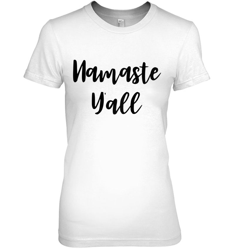 Womens Namaste Yall Funny Yoga Lover Fitness Instructor Workout Gym Raglan Baseball Tee Hoodie