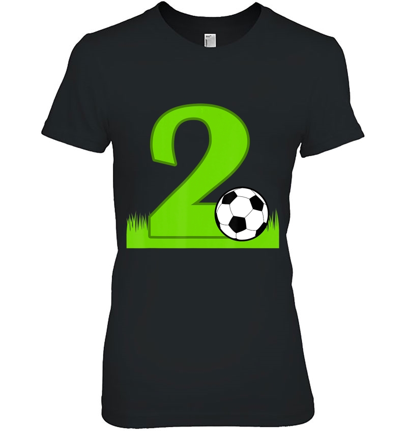 2Nd Birthday Soccer For 2 Years Old Ladies Tee
