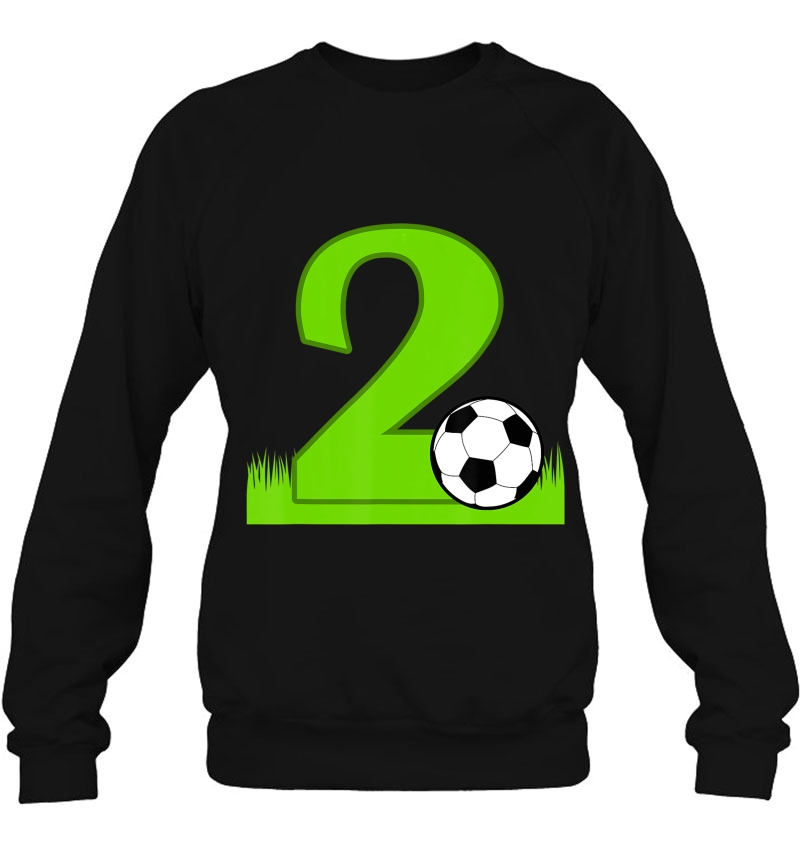 2Nd Birthday Soccer For 2 Years Old Sweatshirt