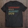 41 Retro Legendary Since August 1979 Birth Year Born Gifts Tee