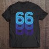 66 Lucky Number 66Th Year Birthday Age Sports Team Vintage Tee