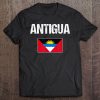 Antigua Antigua And Barbuda Flag Menwomenyouthkid Tee