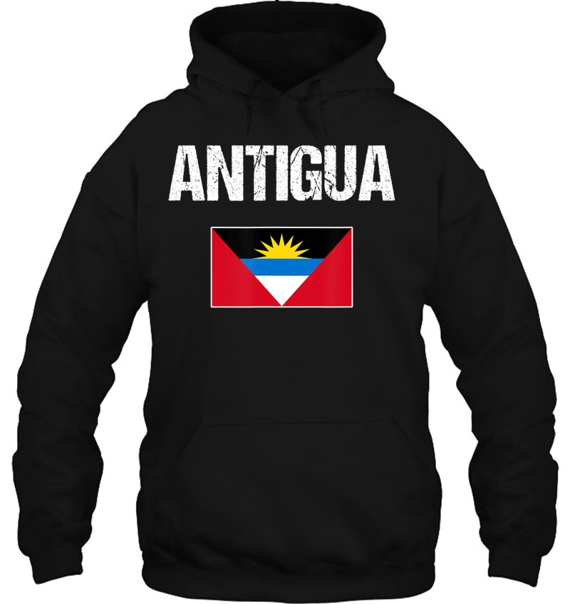 Antigua Antigua And Barbuda Flag Menwomenyouthkid Hoodie