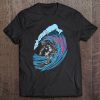 Astronaut In Space Surfer Surfing Beach Artsy Tee