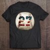 Baseball Number 27 With American Usa Flag Tee