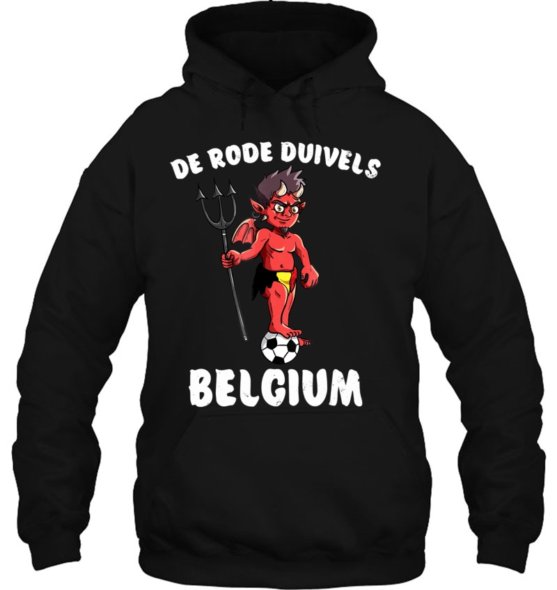 Belgium Soccer Red Devils De Rode Duivels Football Tee Shirt Hoodie