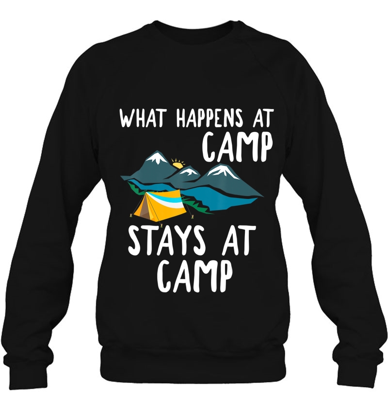 Camper Gift - What Happens At Camp Stays At Camp Mugs