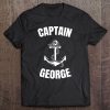 Captain George Personalized Boat Captain Shirt Tee