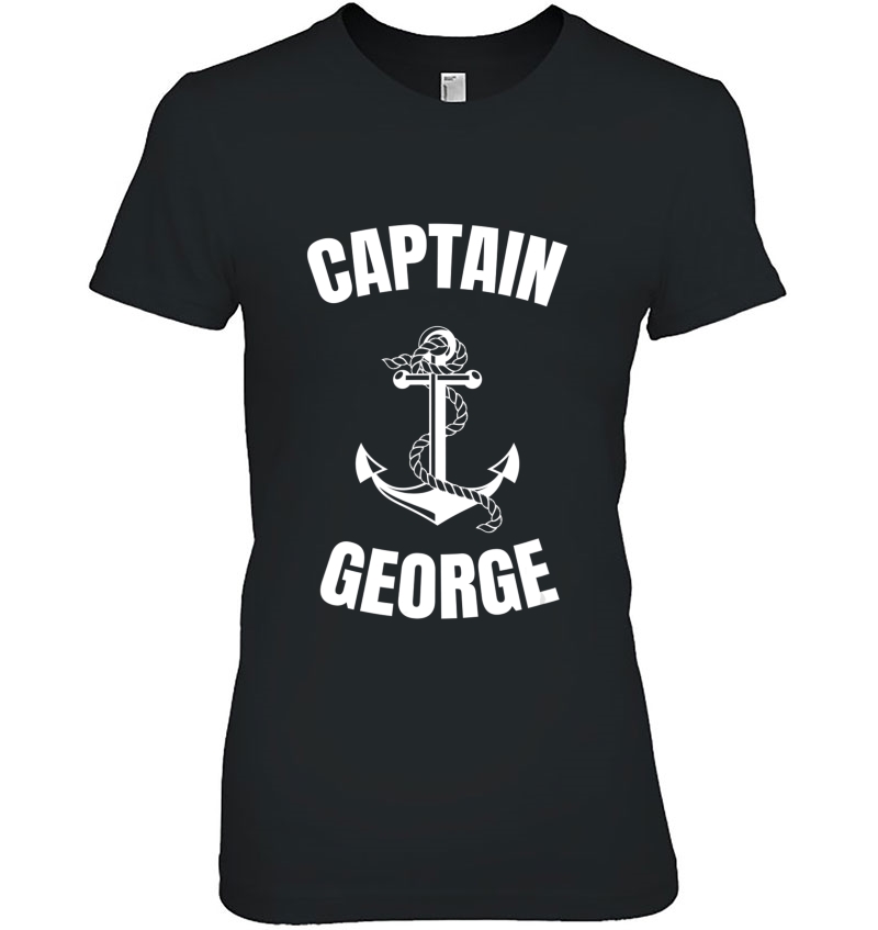 Captain George Personalized Boat Captain Shirt Hoodie