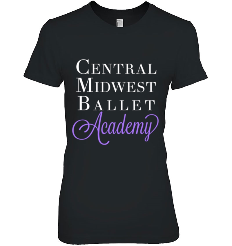 Central Midwest Ballet Academy Cmba Logo Ladies Tee