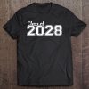 Class Of 2028 Shirt Grow With Me First Day School Graduation Tee