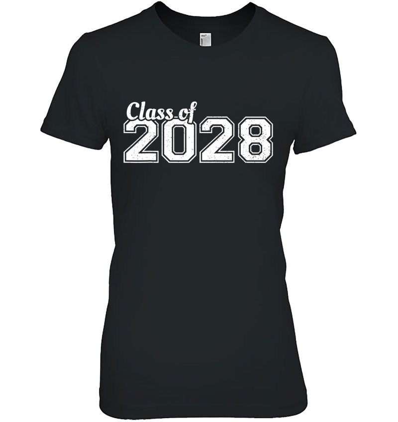 Class Of 2028 Shirt Grow With Me First Day School Graduation Hoodie