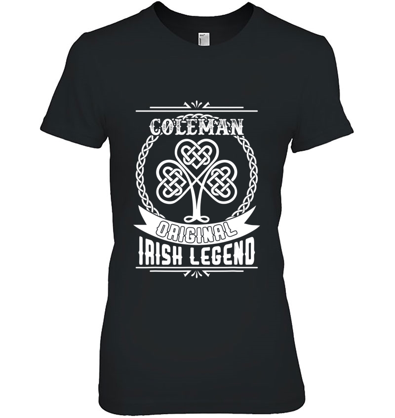 Coleman Original Irish Legend St Patricks Day Ladies Tee