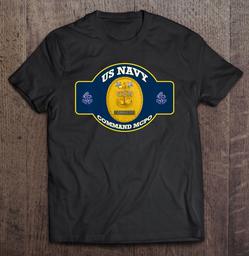 Command Master Chief Petty Officer Badge Shield Shirt