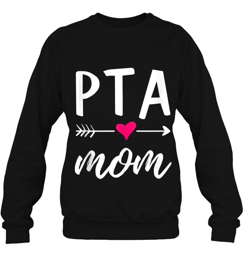 Cute Pta Mom With Heart Symbol Design For School Parents Tank Top Mugs