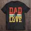 Dad Fathers Day Gift Vintage Retro Skateboard Skateboarding Tee