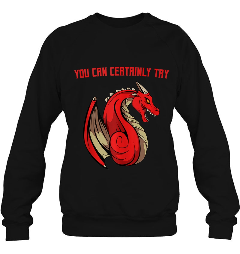 Dragon Fire - You Can Certainly Try Dungeons Master Tank Top Mugs