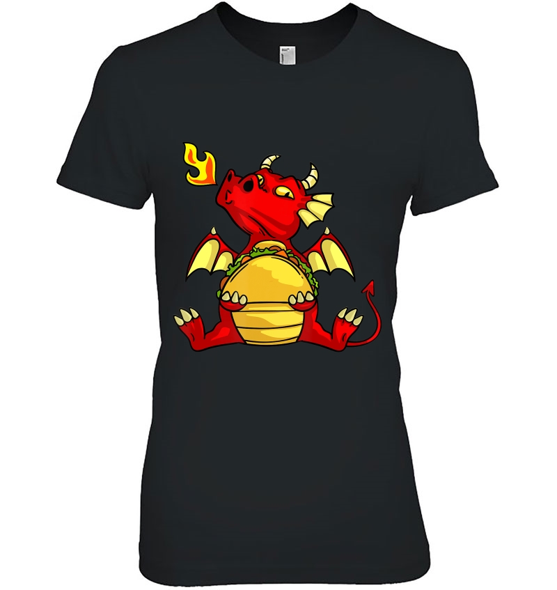 Dragons Love Tacos Women Men Toddler Kids Mexican Ladies Tee