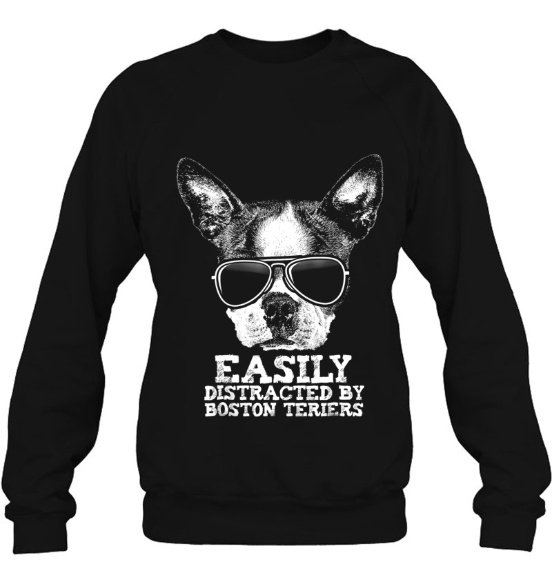 Easily Distracted By Boston Terriers Funny Dog Loving Shirt Mugs