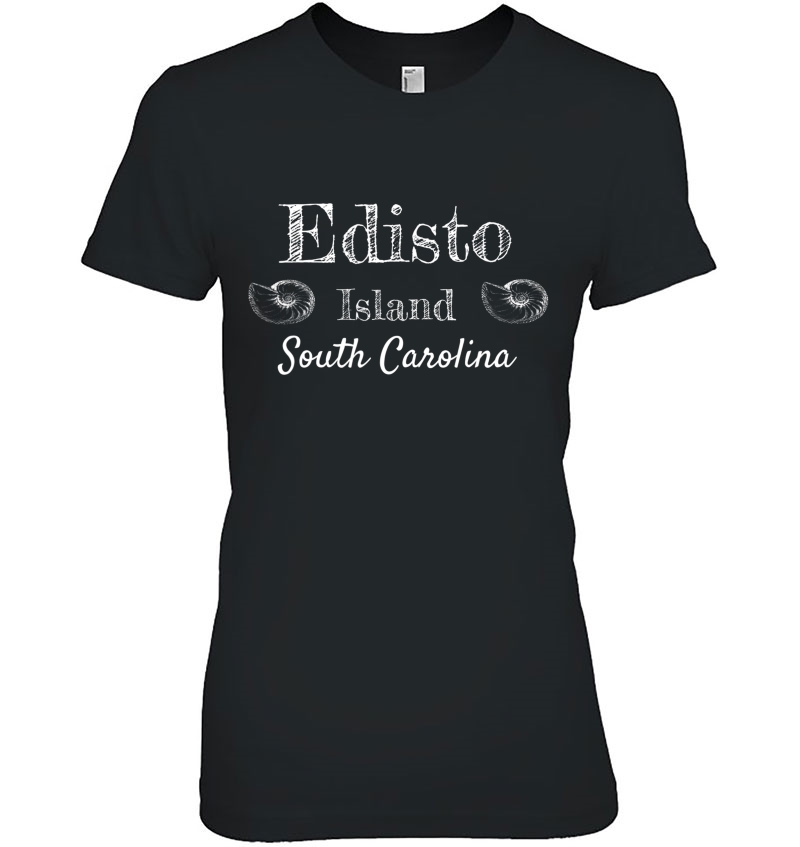 Edisto Island Sc Beach Shell Distressed Hoodie