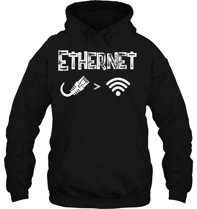 Ethernet Is Greater Than Wifi Funny Geek Nerd Mugs