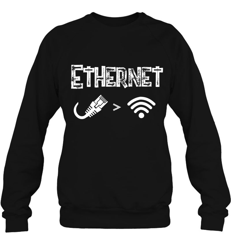 Ethernet Is Greater Than Wifi Funny Geek Nerd Mugs