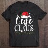 Funny Gigi Claus Christmas Pajamas Santa Gift Tee