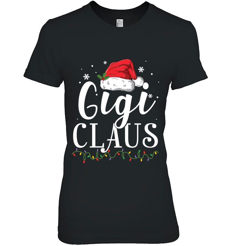 Funny Gigi Claus Christmas Pajamas Santa Gift Hoodie