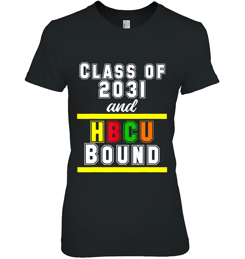 Future Hbcu Grow With Me Class Of 2031 Kids Graduation Ladies Tee